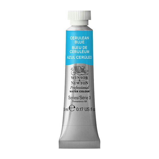 樂天商城 - W&N プロフェッショナル・ウォーターカラー 5ml 137 セルリアンブルー