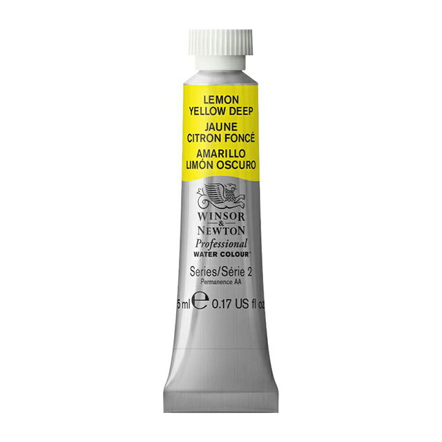 Rakuten - W&N プロフェッショナル・ウォーターカラー 5ml 348 レモンイエローディープ