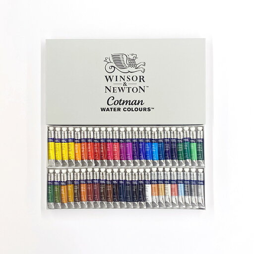 W&N コットマンウォーターカラー 8mlチューブ 全48色セット W&N コットマンウォーターカラー 8mlチューブ 全48色セット