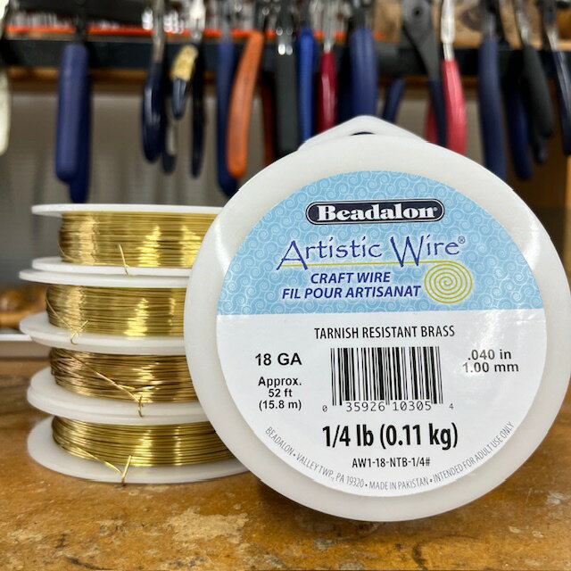 【 業務用 / 大容量 / 大巻 】 アーティスティックワイヤー / ノンターニッシュ ブラス 18 20 22 24 26..