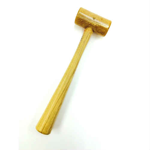 【5倍ポイント 7/4 20時～】 ローハイド マレット (小)　皮槌 皮 ハンマー レザークラフト 木槌