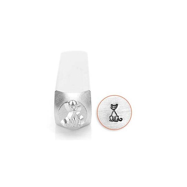 Impress Art デザインスタンプ Sitting Cat 6mm　刻印　インプレスアート