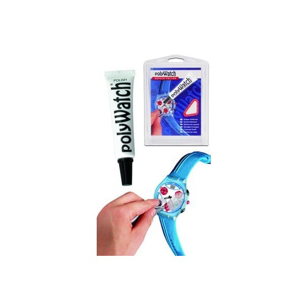 polyWatch ポリウォッチ　ポリッシングペーパー付き　　腕時計 フェイス キズ 傷 隠し 取り 磨き プラスチック用 コンパウンド 研磨剤