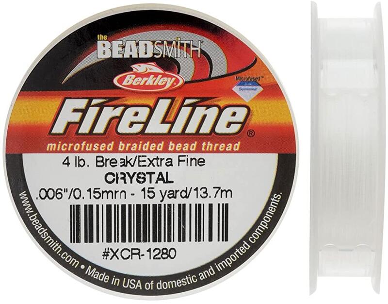 ファイヤーライン 【15YD 小巻】クリスタル ビーズ糸 ビーズステッチ用 高級糸 ビーズスミス Beadsmith 手芸 クラフト ハンドメイド 工具のサムネイル