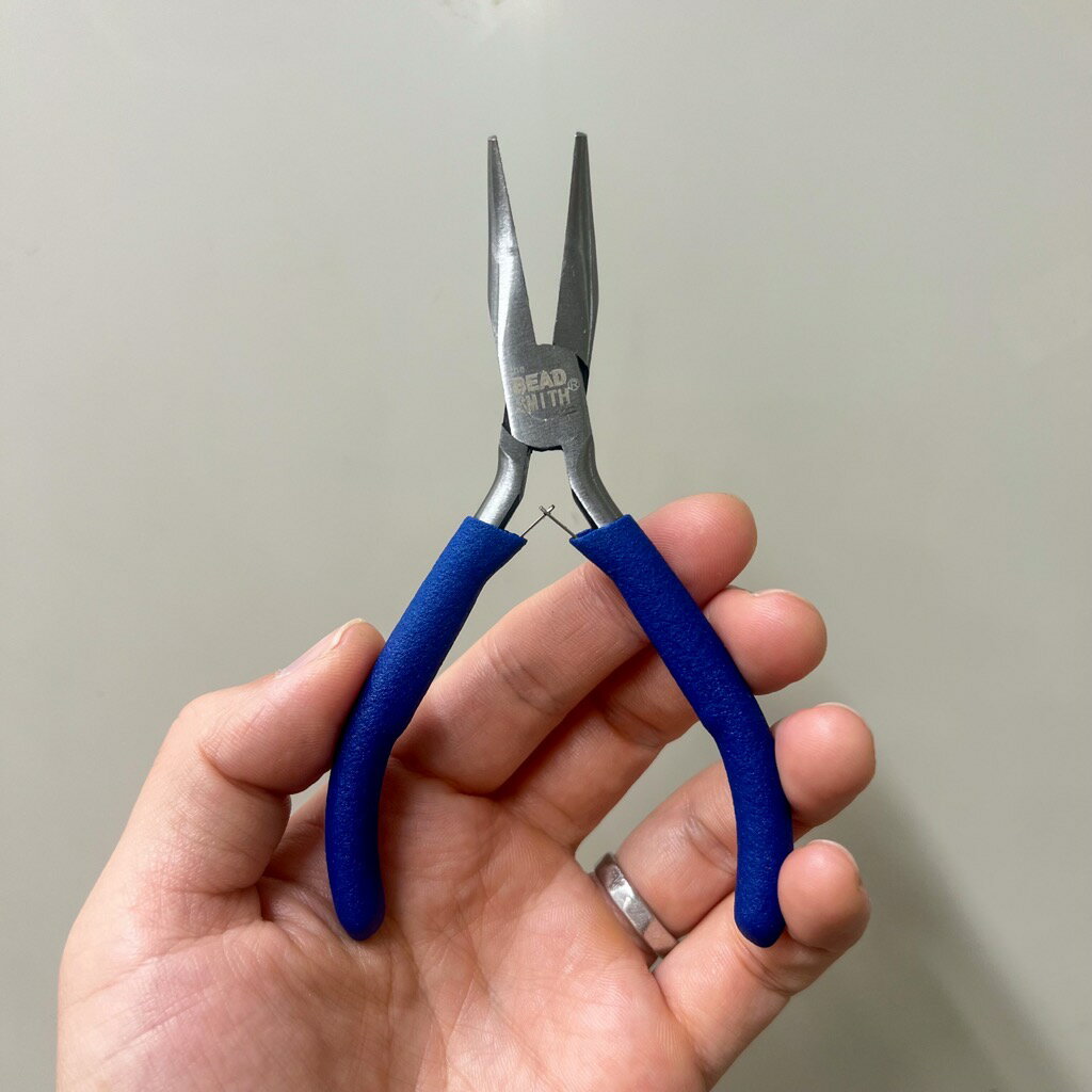 BEADSMITH チェーンノーズ プライヤー Color ID 先曲がり ヤットコ ビーズスミス ワイヤールーパー コ..