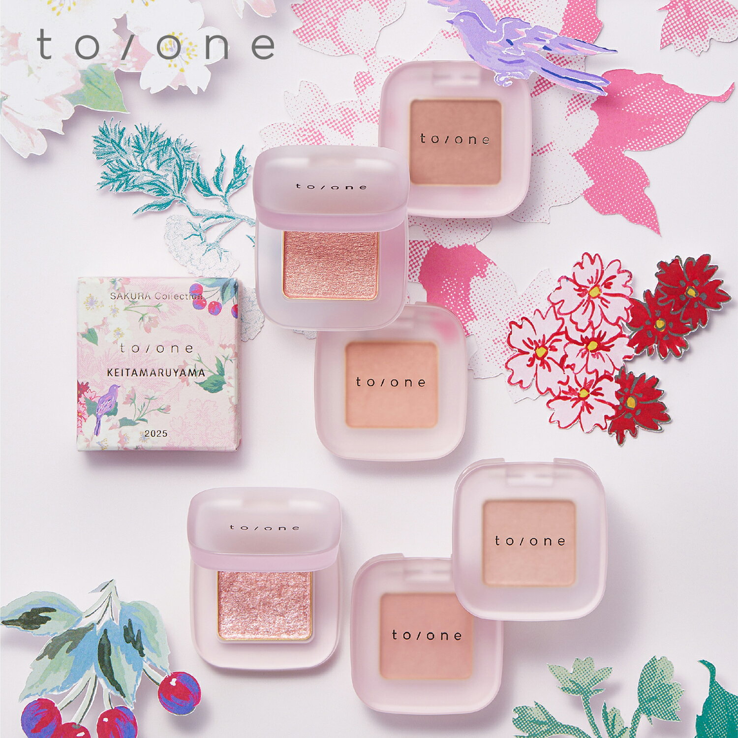 【to/one×KEITAMARUYAMA】 ペタル フロート アイズ <限定品全6色>< SAKURA in Bloom > | toone トーン KEIT...