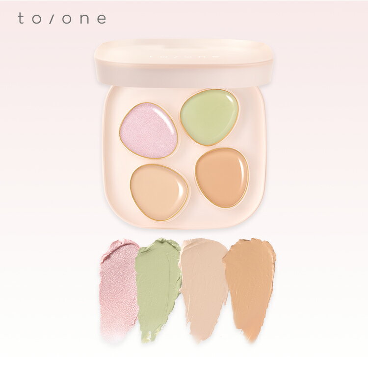 【ポイント10倍】【to/one】パレットコンシーラー | ペタル フロート フローレス タッチ 02 | toone メイク コスメ 化粧 化粧品 ベースメイク ポイントメイク コンシーラー ハイライト カバー力 シミ クマ ニキビ跡 保湿 彼女 妻 ギフト プレゼント クリスマス バレンタイン
