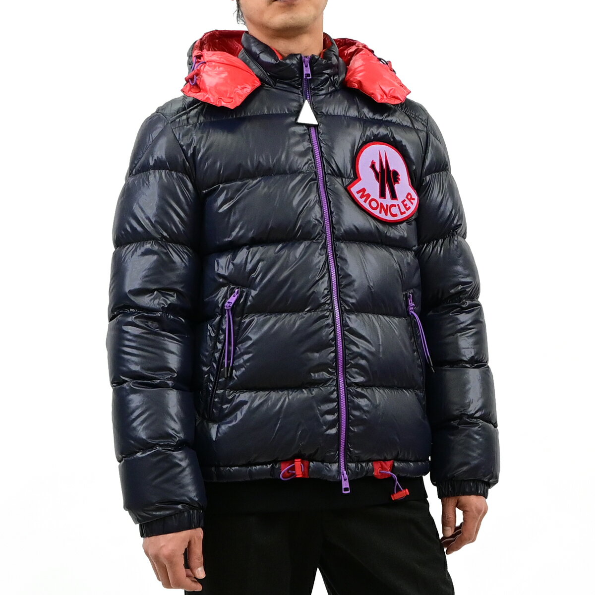 MONCLER モンクレール GENIUS ジーニアス HAGGI ショート ダウンジャケット メンズ コート ジャケット ネイビー 紺 22/23AW