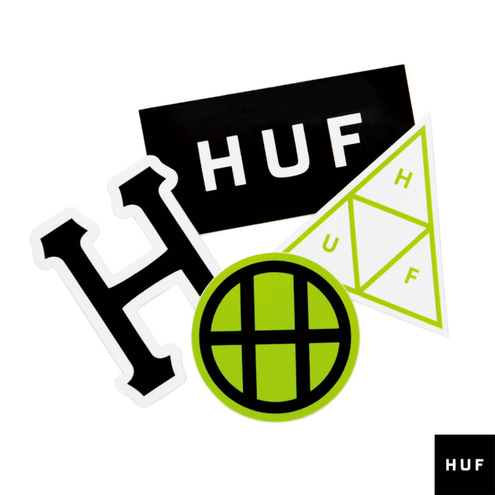 HUF CORE LOGO STICKER SET  AC00481