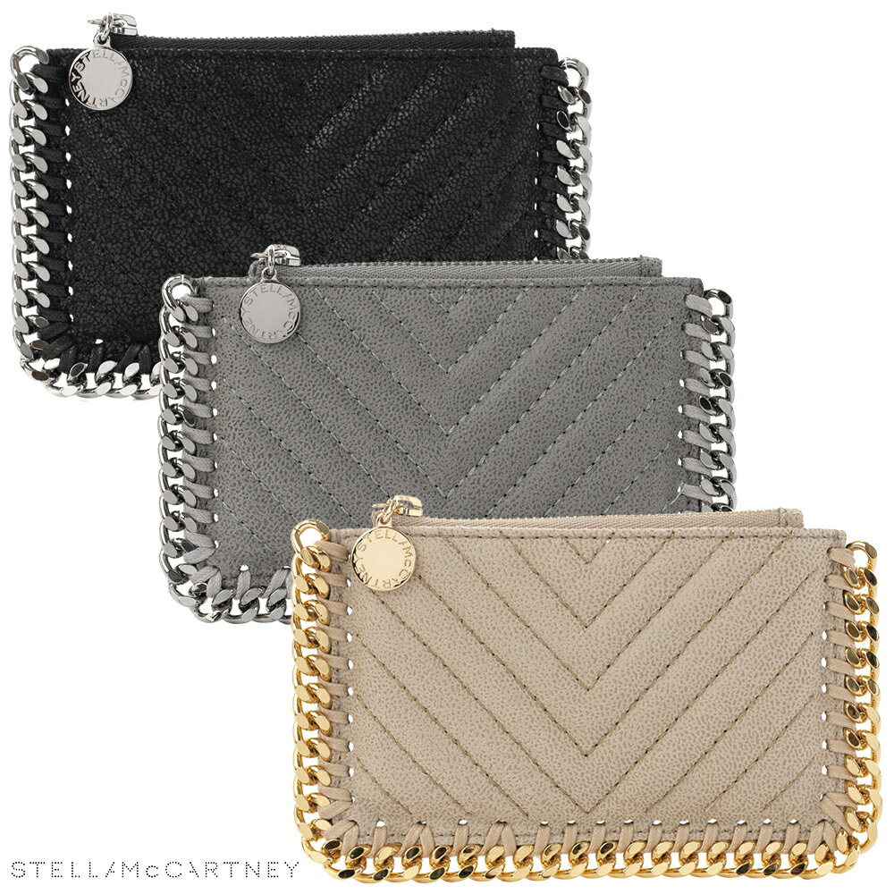 Stella McCartney CARDS CASE ECO SHAGGY DEER CHEVRON Q 422364W8859 4223...