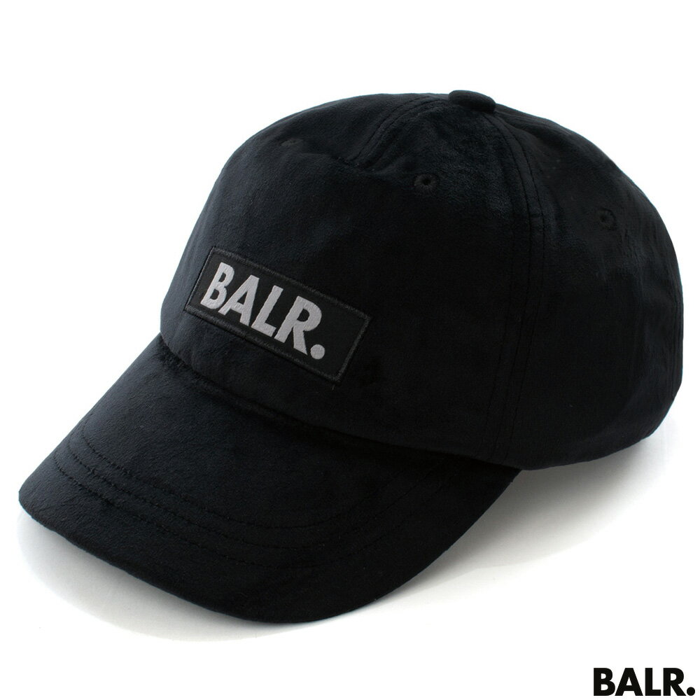 【BFクーポン配布中★11/20-27】BALR. ボーラー JORDAN VELVET CAP キャップ B6110.1017 帽子 黒 black ロゴ メ...