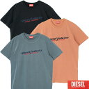 DIESEL ディーゼル T-DIEGOR-IND MAGLIETTA A03741 0PITA 半袖 Tシャツ クルーネック カットソー メンズ レディース ユニセックス