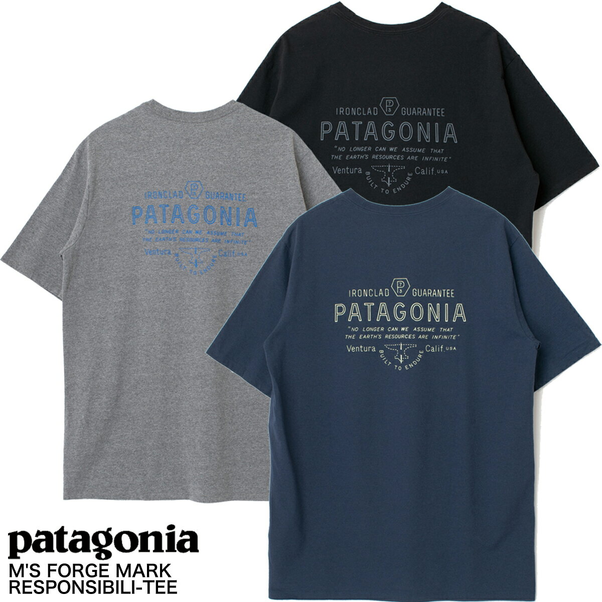 patagonia ѥ˥ Ⱦµ T  ǥ  ˥å M'S FORGE MARK RESPONSIBIL...