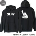 XLARGE X-LIBERTY HOODIE スウェット パーカー フーディ 106231012008 ロゴ メンズ レディース ブラック