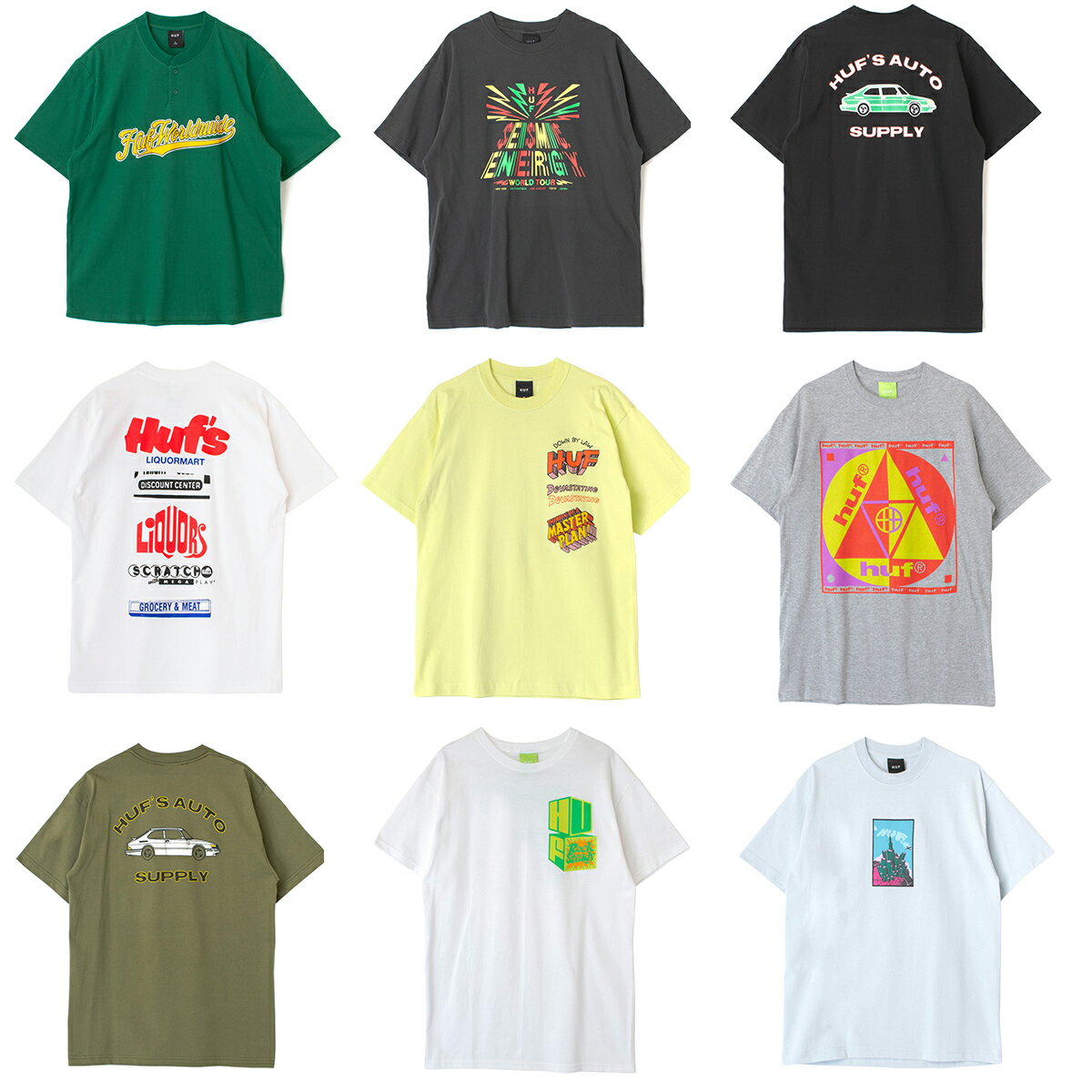 福袋 Tシャツ 3点入り HUF ハフ 海外サ...の紹介画像3