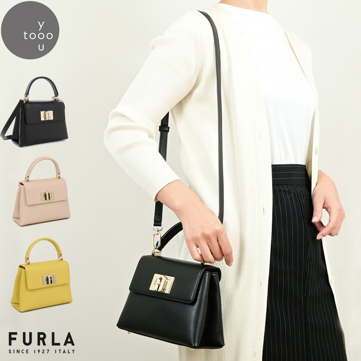 FURLA フルラ ミニ ハンドバック ポシェットトップハンドル 2way ブランドバック WB00109 ARE000 FURLA 1927 海外正規品