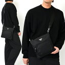 【新品】【ショッピングバック付】 PRADA プラダ 正規品 三角 ロゴ ライアングルロゴ ナイロン ショルダーバック クロスボディバッグ 1BH716 ブラッ...