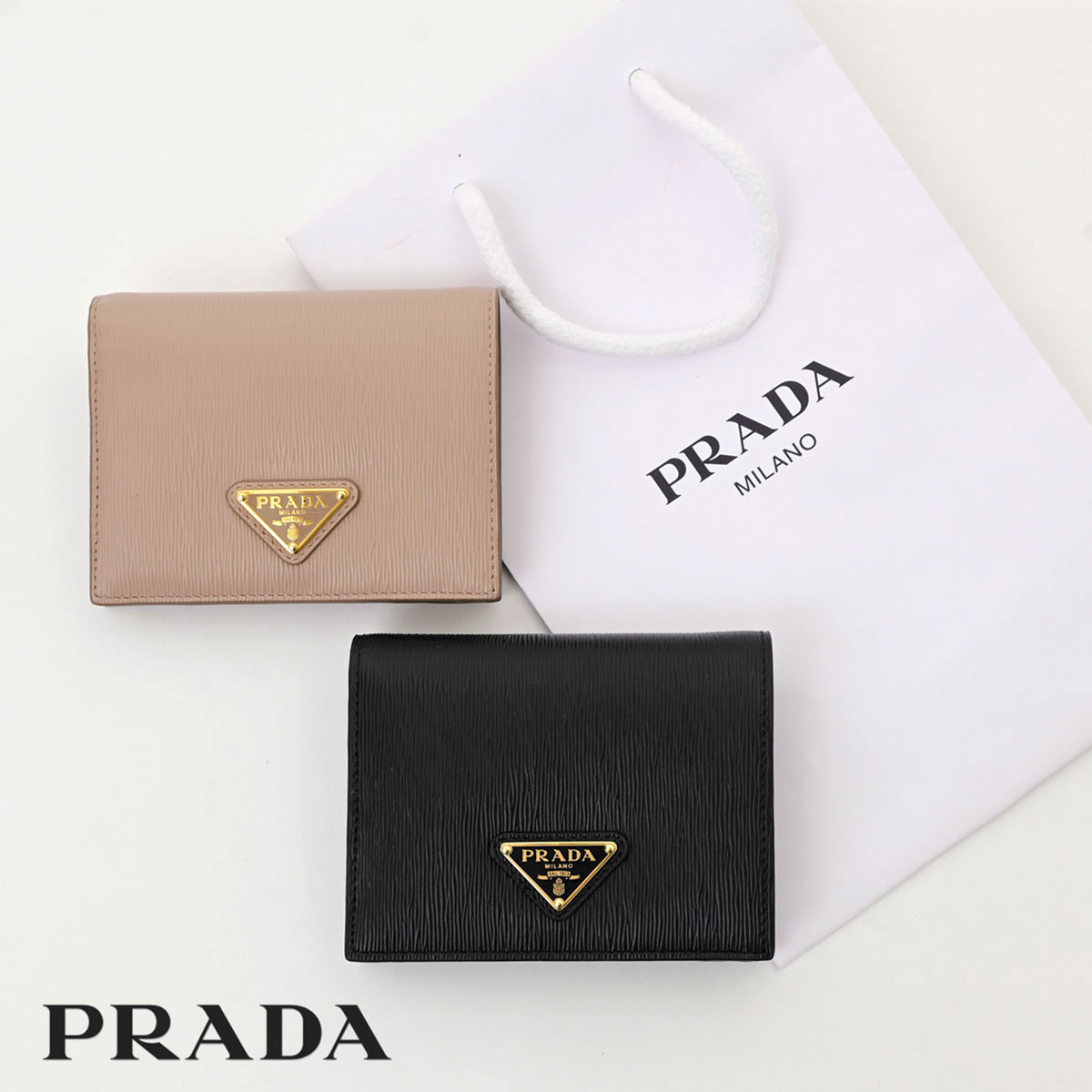 楽天市場】prada 二つ折り 財布 三角ロゴの通販 楽天市場】prada 二つ折り 財布 三角ロゴの通販