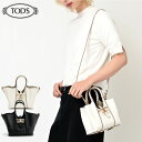 【2025年 春夏新作アイテム】 TOD'S トッズ タイムレス ショッピング バッグ マイクロ XBWTSBA0000 レザー レディース ブラック ホワイト...