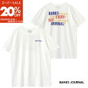 【スーパーSALE 20%OFF】BANKS JOURNAL バンクス ジャーナル ARCH FADED TEE WTS0583 メンズ Tシャツ カットソー レディース 半袖 クルーネック 丸首 丸襟ユニセックス 白 ホワイト