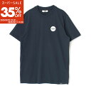【スーパーSALE 35%OFF】BALR. ボーラー Olaf Straight Round Rubber Badge T-Shirt B1112.1184 メンズ レディース ユニセックス Tシャツ カットソー 半袖 ロゴ ネイビー ブラック