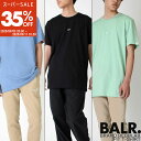【スーパーSALE 35%OFF】BALR. ボーラー BRAND REGULAR FIT T-SHIRT B1112.1226 メンズ レディース ユニセックス ジェンダーレス 無地 Tシャツ 小さめ ロゴ 半袖 スタンダート フィット レギュラー 普通 サイズ