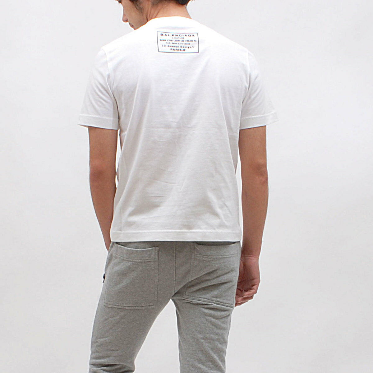 BALENCIAGA バレンシアガ 半袖 Tシャツ カットソー メンズ レディース ロゴ クルーネック 白 黒 ユニセックス シンプル