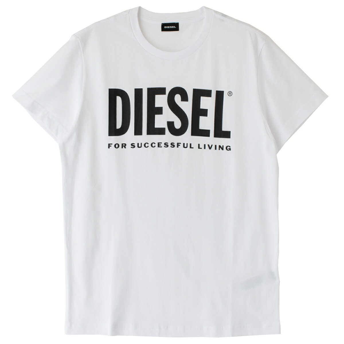 DIESEL ディーゼル tシャツ メンズ tシャツ レディース カットソー 半袖 Tシャツ ロゴ クルーネック T-DIEGO-LOGO 白 黒 グレー オレンジ レッド ブルー カーキ ネイビー 紺 00SXED 0AAXJ