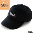 BALR. ボーラー JORDAN VELVET CAP キャップ B6110.1017 帽子 黒 black ロゴ_ メンズ レディース ユニセックス [po...