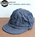 BUZZ RICKSON 039 S バズリクソンズ BR02308 HAT, WORKING, DENIM (MOD.) ARMY DENIM CAP アーミーデニムキャップ ミリタリー カットオフ デニムワーク キャップ グッズ 帽子