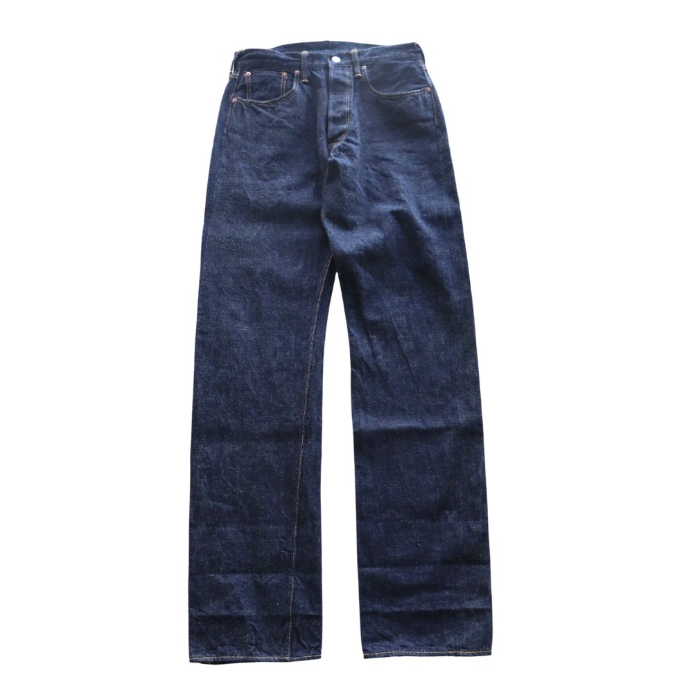 DELUXEWARE デラックスウエア VINTAGE TAPERED STRAIGHT 1953XX 13.6oz Dry Denim ドライデニム 旧式織機 時代再現 再現ジーンズ テーパードストレート クリムゾンバータック ヴィンテージパターン コットン100％ 日本製