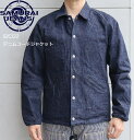 SAMURAI JEANS サムライジーンズ SJCJ22 デニムコーチジャケット サムライ 零 モデル 17oz の デニム 生地 を使用した 経年変化 が楽し..