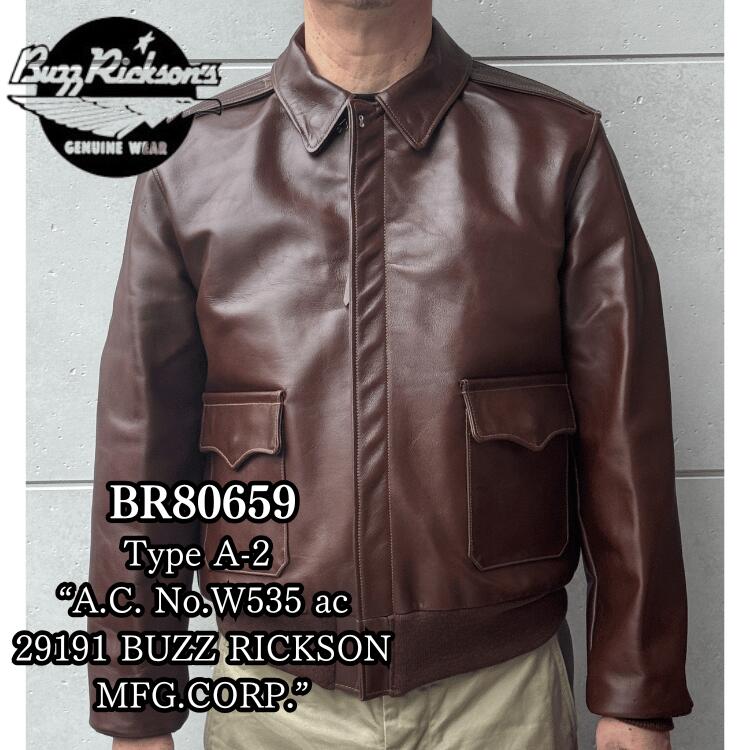 BUZZ RICKSON'S Хꥯ BR80659 Type A-2 A.C. No.W535 ac 29191 BUZZ RICKSON MFG....