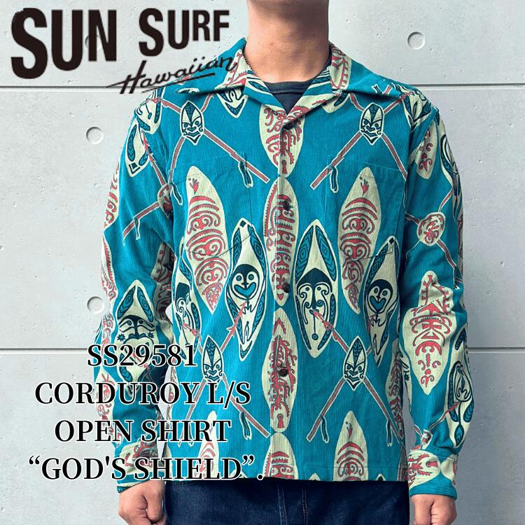 SUN SURF サンサーフ SS29581 CORDUROY L/S OPEN SHIRT 