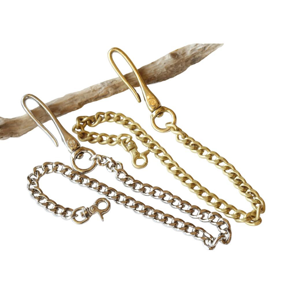 KC's ケイシイズ KYY804 ウォレットチェーン スティンガー スチール 真鍮 2