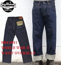 BUZZ RICKSON 039 S バズリクソンズ BR43041 WORLD WAR II WAIST OVERALLS 大戦 ジーパン 13.6oz デニム ウエスト オーバーオールス standard straight スタンダードストレート made in japan 5pocket denimpants ジーパン デニムパンツ 国産ジーンズ “FOR THE DURATION”