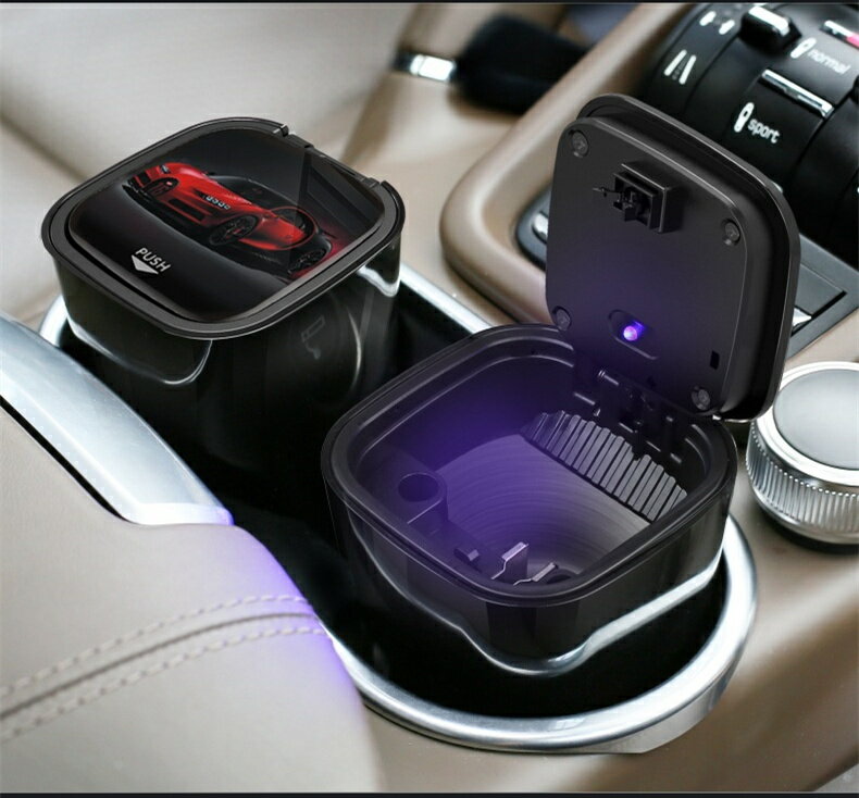 ★楽天1位獲得★車用灰皿 灰皿 車 車載 車内 アッシュトレイ 車用 フタ付 ashtray 蓋付き 車用灰皿 車灰皿 タバコ 車用品 小型 環境保護高難燃 車用 水晶外側 蓋付き 三重保護 おしゃれ かっこい…