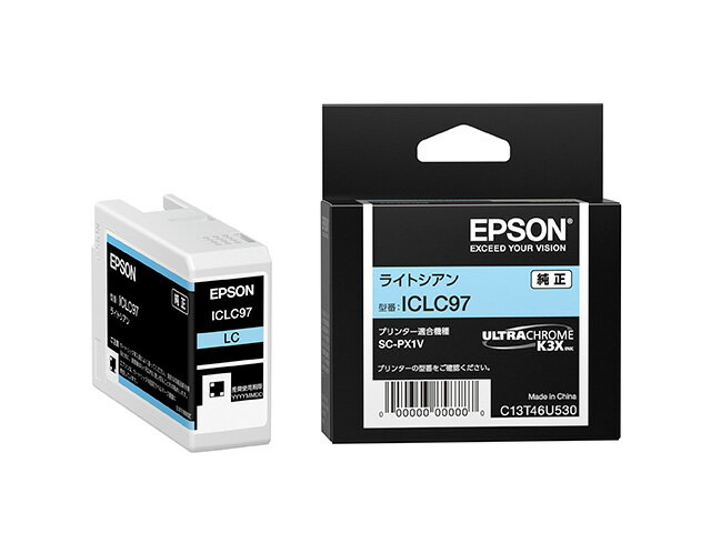 Rakuten - 【純正】EPSON エプソン インクカートリッジ ICLC97 ライトシアン