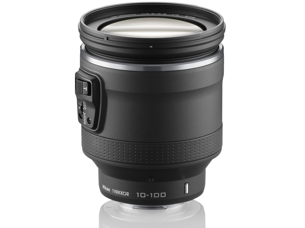 【箱に傷汚れあり】 ニコン　Nikon 1 NIKKOR VR 10-100mm f/4.5-5.6 PD-ZOOM (ブラック)　【Nikon 1 シリーズ専用　交換レンズ】