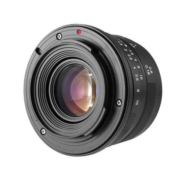 �ڿ��ʡۼ����� 7Artisans ñ������� 25mm F1.8 (���ˡ�E (APS-C) �ޥ����) (�֥�å�)������¹���ñ�����ޥ˥奢��ե���������󥺡�