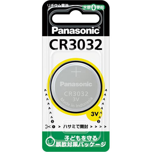 Panasonic パナソニック リチウム電池 CR3032 1個入り