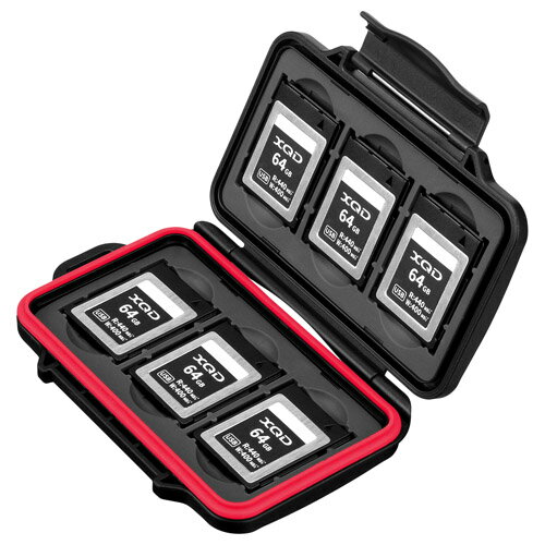 ハクバ HAKUBA DMC-22XQD6RD レッド XQDカード用 ハードメモリーカードケース 2