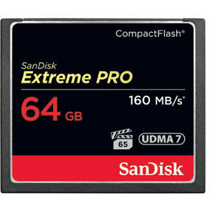 SanDisk サンディスク CompactFlash コンパクトフラッシュ SDCFXPS-064G-J61 [エクストリーム　プロ 64..