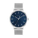 Calvin Klein カルバンクライン 42MM ブルー サンレイ ダイヤル/SS メッシュ 【CK25200045】