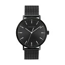 Calvin Klein カルバンクライン 42MM ブラック サンレイ ダイヤル/ブラック IP メッシュ 【CK25200046】