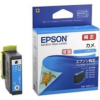 乐天商城 - 【純正】EPSON エプソン インクカートリッジ KAM-C-L カメ シアン 増量