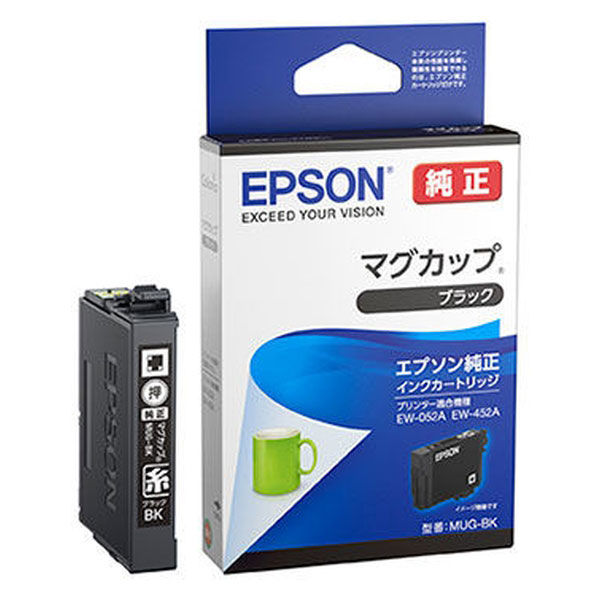 Rakuten - 【純正】EPSON エプソン インクカートリッジ MUG-BK マグカップ ブラック