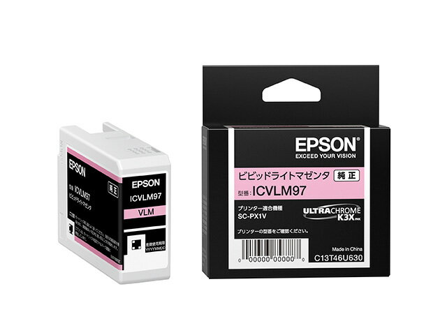 乐天商城 - 【純正】EPSON エプソン インクカートリッジ ICVLM97 ビビッドライトマゼンタ