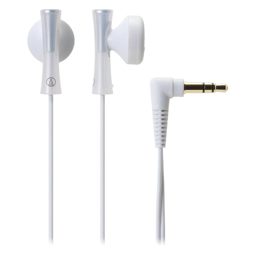 audio-technica オーディオテクニカ インナーイヤーヘッドホン ホワイト ATH-J100 WH
