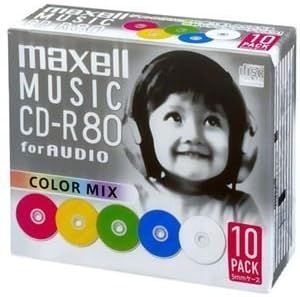 maxell 音楽用 CD-R 80分 カラーミック